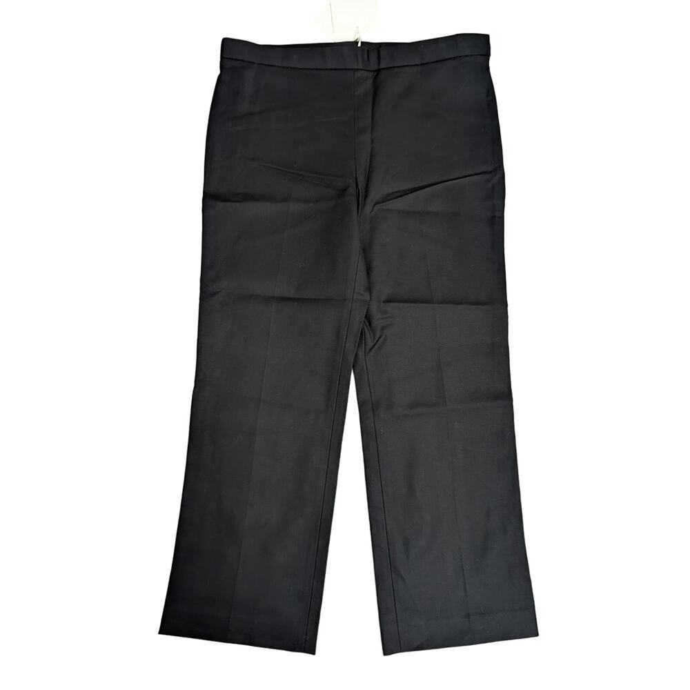 NWT $690 THE ROW Seloc Crop Stretch Cotton Straight Size 8 Dress Pants - Picture 4 of 10